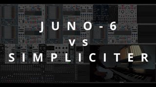 Juno-6 vs Simpliciter - VCV Rack