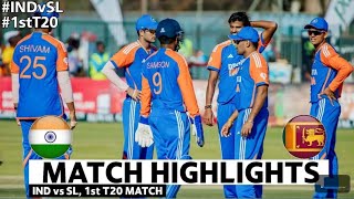 India vs Sri Lanka 1st T20 2024 Highlights | IND vs SL 2024 | IND vs SL 1st T20 Highlights 2024