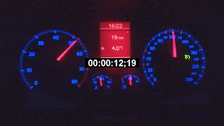 Przyspieszenie od 0 do 100km/h - VW Touran 1T1 1.6MPI 102KM