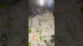 GARLIC RICE WITH GREEN ONIONS