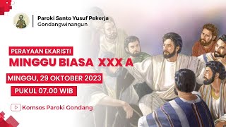 PERAYAAN EKARISTI MINGGU BIASA XXX A - Minggu, 29 Oktober 2023