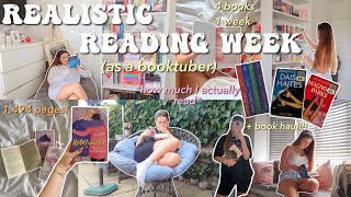 How much I *realistically* read in a week 📖🫶🏻 (spoiler free reading vlog) | Ella Rose Reads