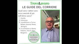 DALLA REDAZIONE DI CORRIERE DELLA SERA: I settori che sono cresciuti di più nell'ultimo anno