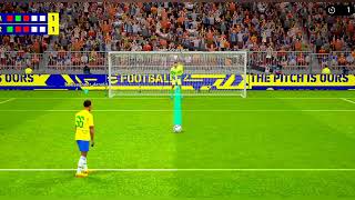 Can Brazil win this  penalty shootout in efootball23 must watch 60FPS #messi #neymar #efootball23