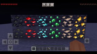 visible ores mod para minecraft pocket edition/bedrock - glowing ores textura