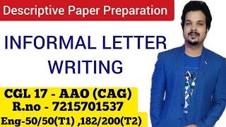 INFORMAL LETTER WRITING FOR SSC CHSL 2018 & SSC CGL 2018