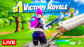 Winning a Game Without Moving! *LIVE* 😳 (Fortnite: Season 3 Chapter 3)