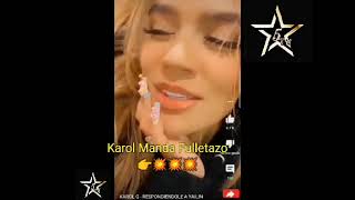 Karol G le manda fulletazo le dice anuel que la cambió por algo peor y más