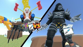 'NEW' SUPER TITAN JOKER SKIBIDI TOILET VS SUPER TITAN SILVER DRILL MAN NEXTBOTS IN PLAYGROUND MOD