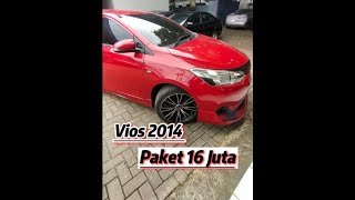 Vios Costum paket 16 jutaan. #mobilseken