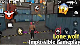 Lone wolf Impossible Headshots 🤯 Gameplay Garena free fire -