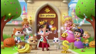 Rich Princess and Broke Princess | @FrozenKidsNurseryRhymes | Cartoon Song