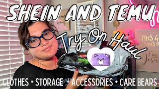 SHEIN HAUL AND TEMU HAUL + TRY ON