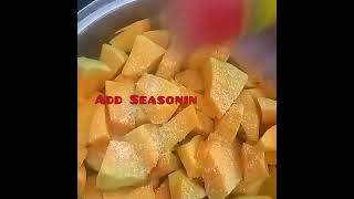 Cook steamed pumpkin in the oven@sisTkitchen l South African YouTuber