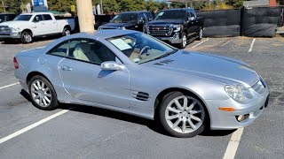 Silver 2007 Mercedes Benz SL550 Exterior View Walk-around Pre-purchase inspection video by Karcheckz