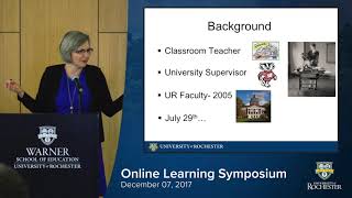 Faculty and student experiences with Online Learning at the UR, Martha Mock