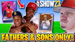 I BUILD A SQUAD OF FATHERS & SONS ONLY! - MLB The Show 23 - Diamond Dynasty