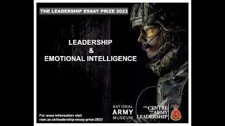 The Centre for Army Leadership and the National Army Museum 2023 Essay Prize.