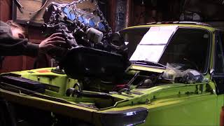 BMW 2002 Turbo Built Motor Gets Installed! Steering Box Seals, Engine Mount Reinforcement