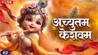 अच्युतम केशवम कृष्ण दामोदराम राम नारायनम जानकी वल्लभम #krishna #achyutamkeshvam #adidevbhakti