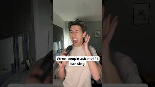 Me? Sing? 😂 #singer #singersbelike #singing #karaoke #relatable #funnyreels