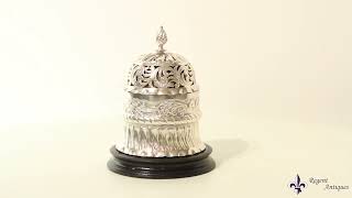 Antique Sterling Silver Call Desk Table Bell, George Unite