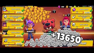 I Got 13650 TOKENS NONSTOP! 35 QUESTS! + Box Opening - Brawl Stars #brawlstars #nonstop #inspiration