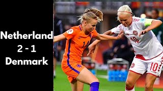 Netherlands vs Denmark Highlights - Women's Football Friendly International