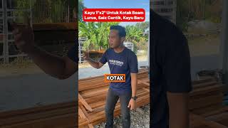 Kayu 1x2 untuk kotak beam