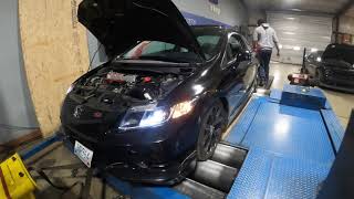 9th Gen Civic SI Hits the DYNO! (k24z7 Great numbers!)