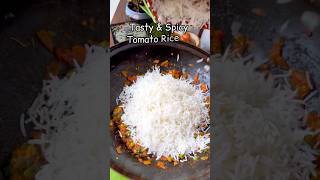 Tomato Rice 🍅 Tasty & Spicy / Lunchbox Recipes #shorts #tomatorice #recipe #kerala #tomatorice