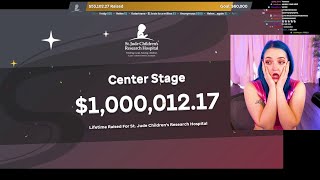 hitting $1,000,000 raised for St. Jude :') - June 2024 Stream Highlights