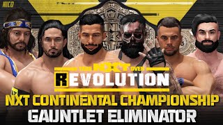 Continental Championship Gauntlet | NXT Takeover R Evolution | CAW UNIVERSE MODE | WWE2K24