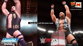 WWE 2K20 vs WWE Here Comes the Pain Stone Cold Entrance comparison