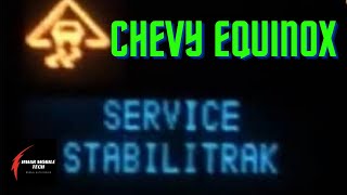 GM / CHEVY STABILITRAK & ABS DIAGNOSTIC PROCEDURE & STRATEGY ON 2011 CHEVY EQUINOX AND SIMILAR MODEL