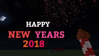 Selamat tahun baru 2018 |happy new years 2018 minecraft version