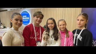 Eurovision Ireland: JESC 2022 Interview with Lara, Jovan and Irina from North Macedonia