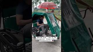 Filipina takes Foreigner for his First Pedicab Ride in Manila #shorts #travellikealocal