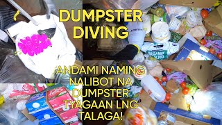 PINAYTEXAN DUMPSTER DIVING ANDAMI NAMING NALIBOT NA DUMPSTER KILANGAN LANG TALAGA NG TIYAGA!