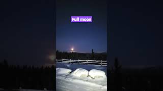 Full moon #Whitehorse