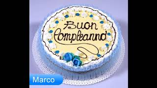 Buon compleanno MARCO - Auguri