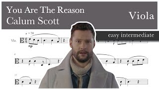 You are the reason - Calum Scott - Viola - Sheet Music (Easy Intermediate)