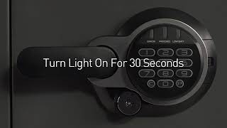 How to Change The Interior LED Light Settings on Your SentrySafe Electronic Lock Fire