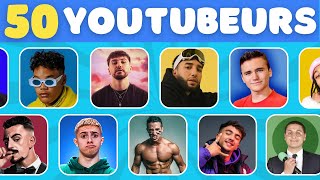 Devine 50 YOUTUBEURS | QUIZ Youtube | Squeezie,Inoxtag,Néo...