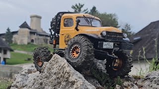 Power wagon rock crawling-- Old Castle--  #rc #rccars #rccar