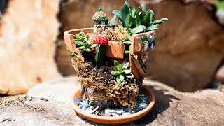 Broken Pot Fairy Home - A WheatonArts Family Art Workshop