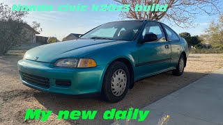 Honda civic k20z3 build part 1