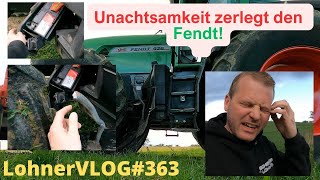 LohnerVLOG#363 Unfall zerlegt Fendt 926 beim Mulchen I Heimische Werkstatt mit Handvorrat richtet