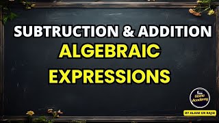 Algebraic Expressions Introduction/CBSE Class7 Maths