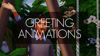 GREETING ANIMATION PACK (UPDATE 0.3) | Sims 4 Animation (Download)